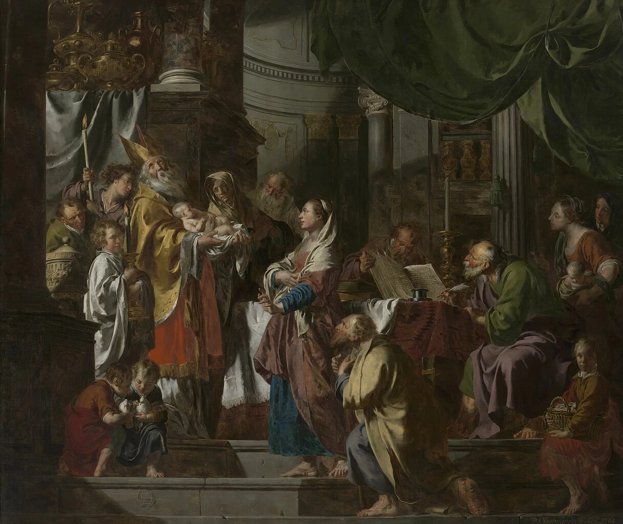 Pieter Jozef Verhaghen - La presentazione al Tempio, Museum voor Schone Kunsten, Gand